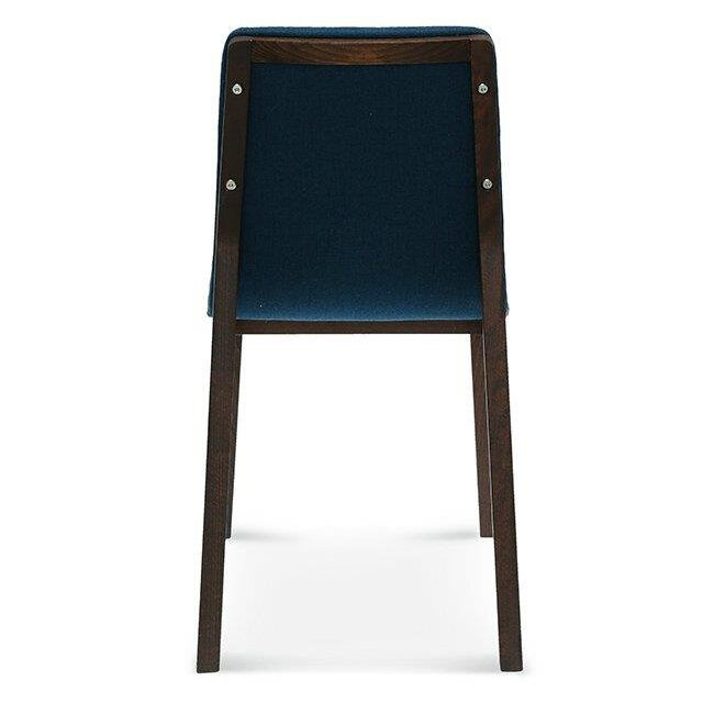 Krzesło tapicerowane skórzane Fameg Kos A-1621 dąb premium do jadalni i salonu personalizowane