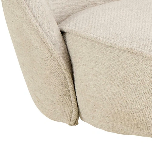 Krzesło Carlton obrotowe beżowe tapicerowane do jadalni Actona