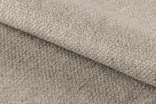 Krzesło obrotowe tapicerowane Dean Actona beżowe do jadalni i salonu na czarnych nogach