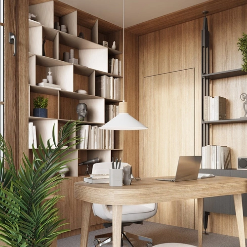 Lampa wisząca JAGA biała skandynawska do salonu i jadalni nad stół 30 cm SOLLUX LIGHTING