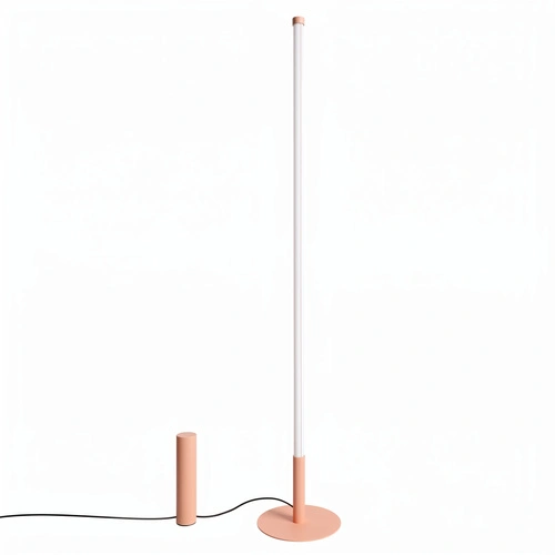 TRANG lampa stojąca do salonu nowoczesna LED brzoskwiniowa 3000K
