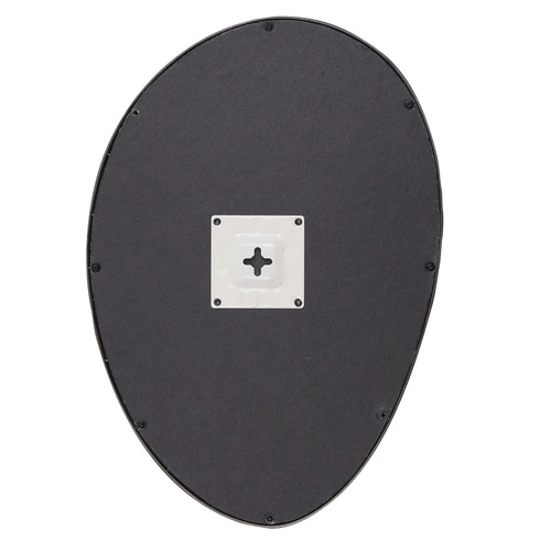 Zestaw 5 owalnych luster dekoracyjnych Organic Shape w złotej ramie do salonu Intesi