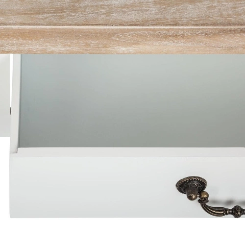 Toaletka Chrysa biała z lustrem  3  szuflady