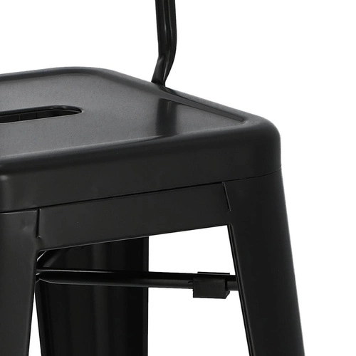 Hoker Paris 2 Back 75cm. czarny insp.Tolix