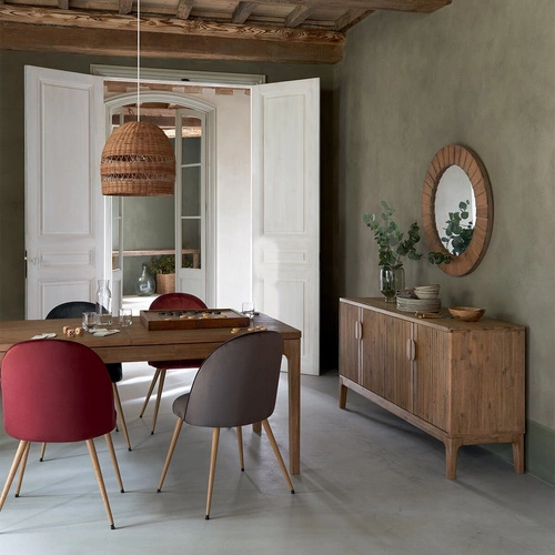 Stół rozkładany do jadalni Sabor Atmosphera 180-260 cm drewno akacjowe nowoczesny brązowy