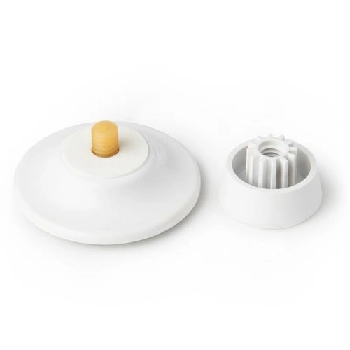 Umbra FLEX biała półka łazienkowa wisząca pod prysznic bez wiercenia z systemem Gel-Lock