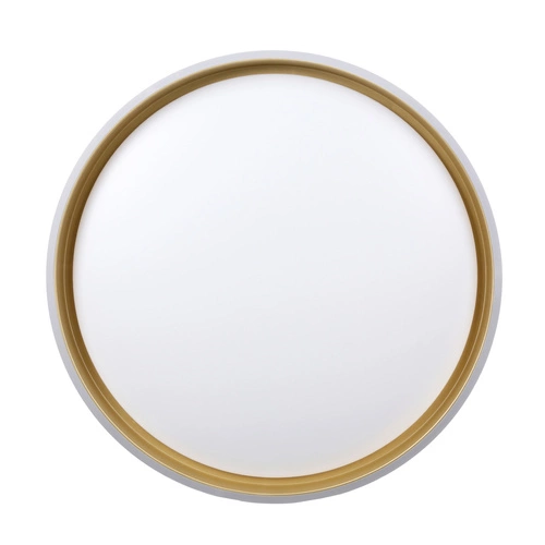 Plafon sufitowy LED Florida 38 cm nowoczesny biało złoty do salonu i sypialni CANDELLUX