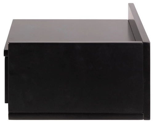 Szafka nocna czarna wisząca 40 cm z szufladą nowoczesna Actona Ashlan II do sypialni