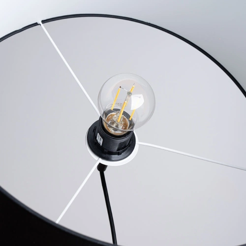 Lampa wisząca NOVA 40 czarna regulowana do salonu i jadalni minimalistyczna sufitowa