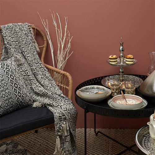 Krzesło Surabaya Arm  czarna poduszka