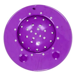 Intesi silikonowe sitko do zlewu fioletowe okrągłe nowoczesne do kuchni i łazienki