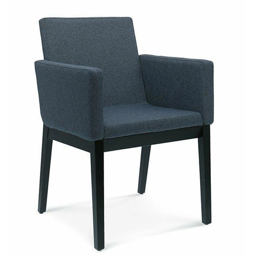 Fotel kubełkowy Apollo Fameg skórzany nowoczesny z podłokietnikami do salonu