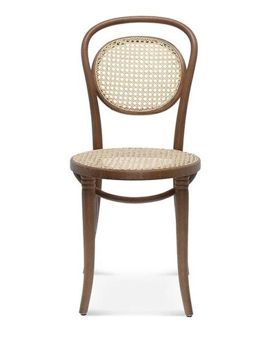 Krzesło drewniane Fameg A-10 do jadalni i salonu retro z wyplotem, personalizowane