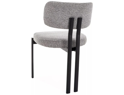 Krzesło tapicerowane Montico szare do jadalni i salonu nowoczesne