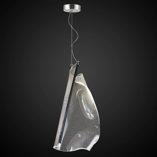 Lampa wisząca LED Cortina no. 1 nowoczesna transparentna do salonu i jadalni regulowana