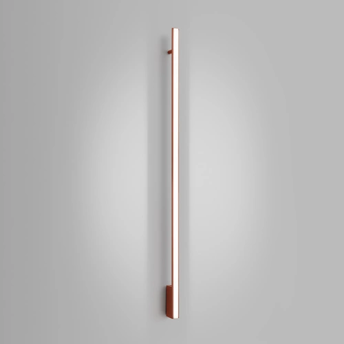 Kinkiet ścienny LED LAGOM 150 nowoczesny czerwony aluminium do salonu i sypialni Thoro