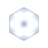 Zestaw 6 lampek ściennych Hexagonal     