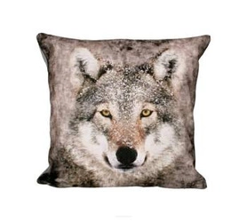 Poduszka dekoracyjna welurowa LUPO antyalergiczna do salonu i sypialni multikolor 40x40