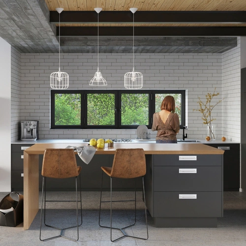 Lampa wisząca CELTA biała nowoczesna metalowa pojedyncza do salonu i kuchni