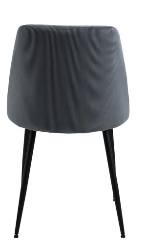 Krzesło Ines szare sztruks OUTLET