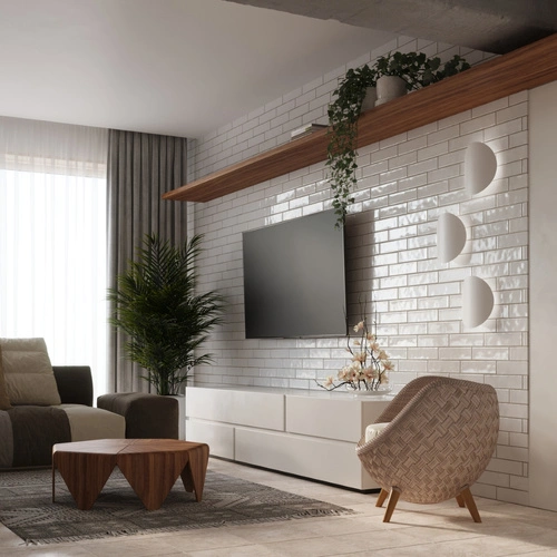 Kinkiet ścienny SENSES biały nowoczesny metalowy do salonu i sypialni Sollux Lighting