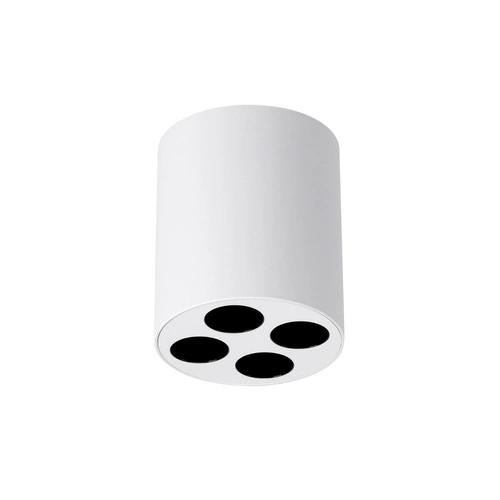 Plafon sufitowy LED ZOE biały minimalistyczny do salonu i kuchni aluminium 4x9W