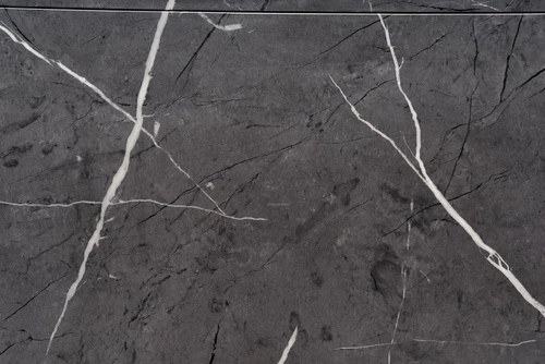 Stół rozkładany okrągły Cardo Intesi szary nowoczesny do jadalni na jednej nodze 120-160 cm