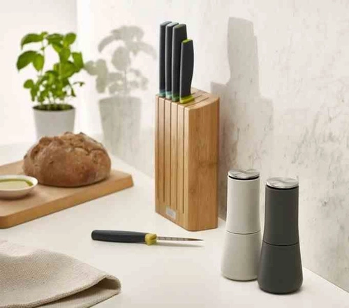 Bambusowy blok z 5 nożami, Elevate JJ