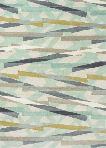 Dywan nowoczesny wełniany Diffinity Topaz 140x200 geometryczny do salonu i sypialni Harlequin