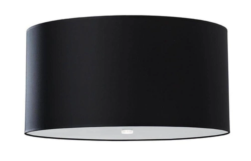 Plafon sufitowy Otto 50 czarny nowoczesny okrągły do salonu i sypialni E27 