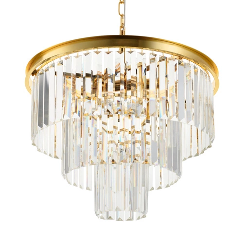 Lampa sufitowa SPLENDORE złota 50 cm glamour do salonu i jadalni Step into Design