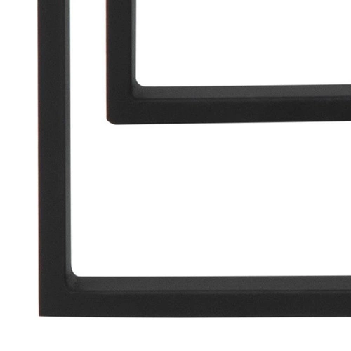 Zestaw trzech stolików kawowych Katrine biały marmur kwadratowy nowoczesny do salonu