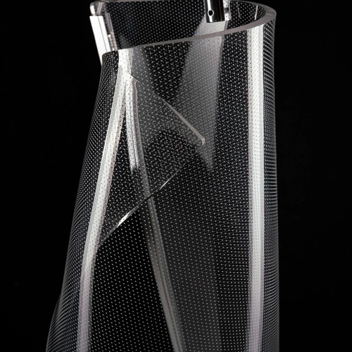 Lampa wisząca LED Cortina no. 1 nowoczesna transparentna do salonu i jadalni regulowana