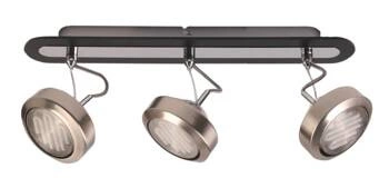 Lampa sufitowa Earth nowoczesna brązowa 3-punktowa regulowana do salonu i sypialni