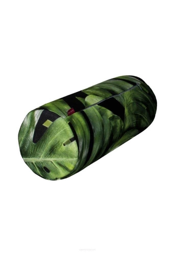 Poduszka wałek dekoracyjna Black Monstera 25x60 cm ergonomiczna do salonu Intesi
