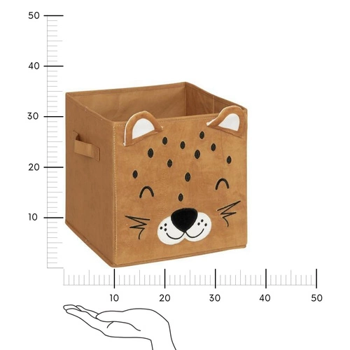 Pudełko materiałowe do regału Joey Pantera Atmosphera 29x29 dekoracyjne składane brązowe
