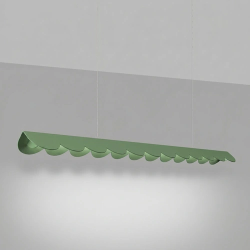 Lampa wisząca BISCUIT 130 LED szałwiowa nad wyspę regulowana