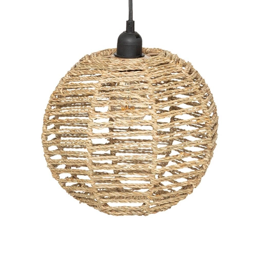 Lampa wisząca kula Rana 2 boho z trzciny do salonu i jadalni Atmosphera 50 cm