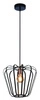 Lampa wisząca Jonas miedziany 1x40W E27  klosz czarny