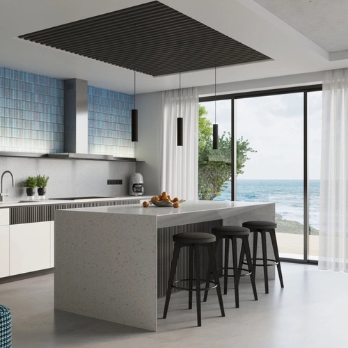 Lampa wisząca KARBON 3L czarna regulowana do salonu i jadalni nowoczesna aluminium