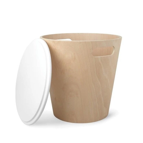 Kosz Woodrow White/Natural