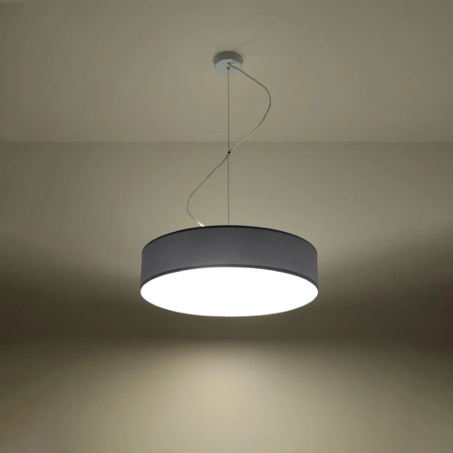 Lampa wisząca Arena 45 szara nowoczesna do salonu i jadalni Sollux Lighting