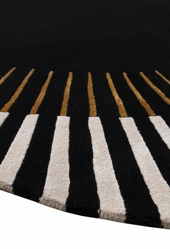 Opal brown dywan nowoczesny wełniany do salonu 200x240 geometryczny przyjemny w dotyku