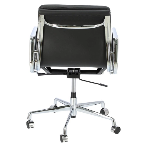 Fotel biurowy ergonomiczny obrotowy CH2171 PREMIUM skórzany czarny do biura EA217