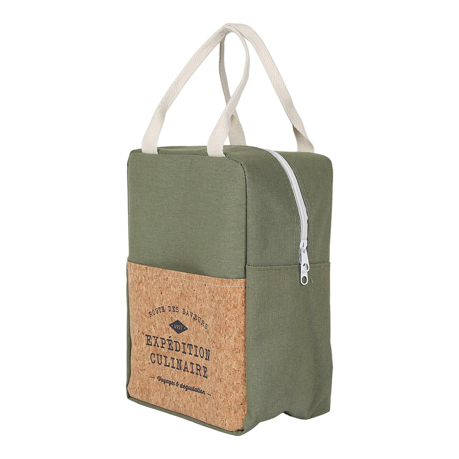 Torba na lunch Refreshing Cork 5l zielona