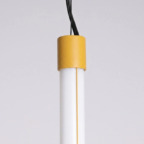 Lampa wisząca TRANG 100 żółta LED nad wyspę regulowana nowoczesna
