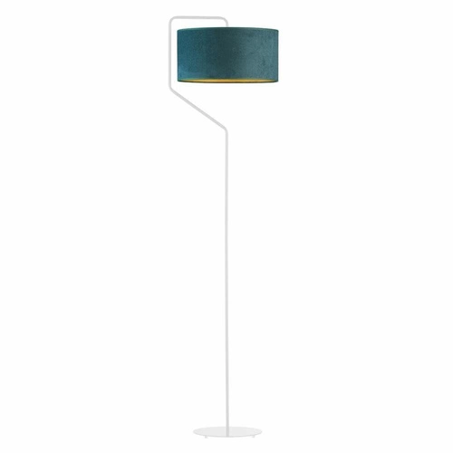 Lampa podłogowa TESALLIA GOLD biała ziel
