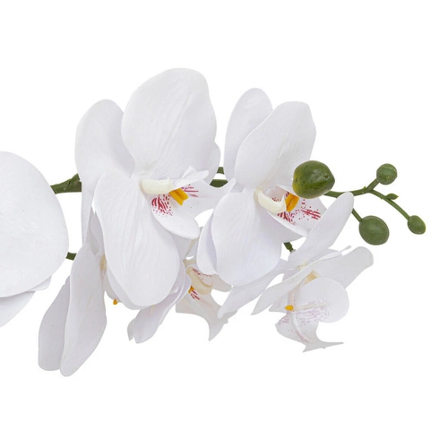 Sztuczna orchidea Clera jak żywa w nowoczesnej ceramicznej doniczce do salonu 52 cm Atmosphera