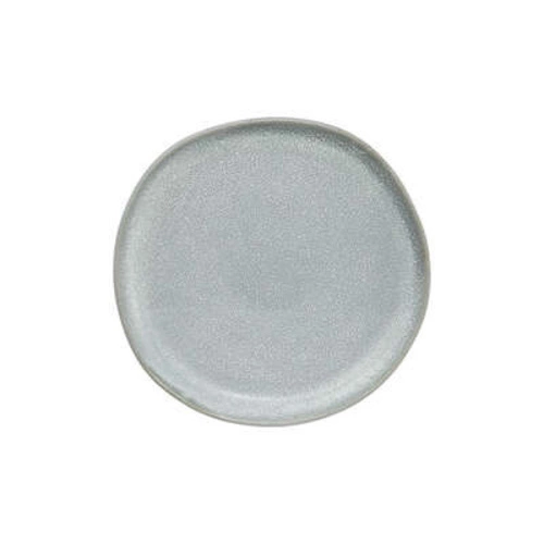 Talerz obiadowy Spring nowoczesny okrągły szary gres 21cm do jadalni zmywarka
