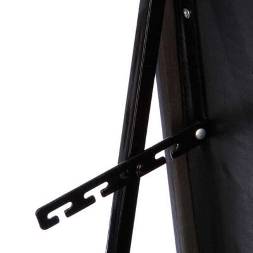 Lustro stojące prostokątne 125 cm czarne nowoczesne do przedpokoju 5five